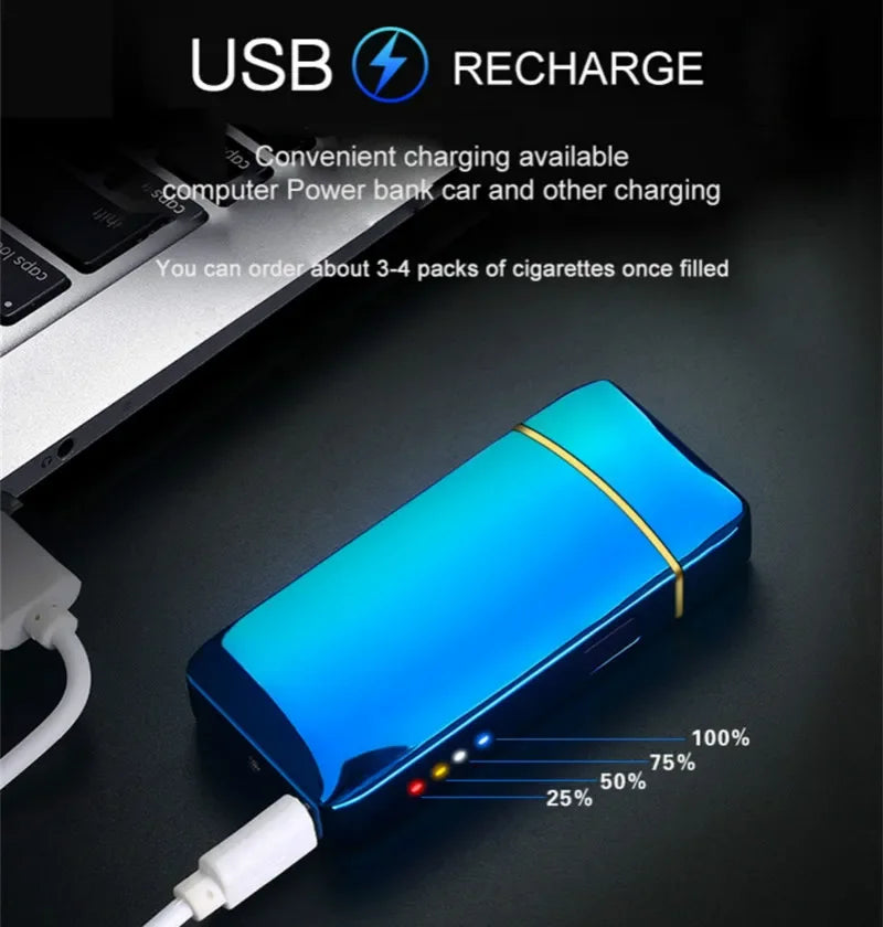 Elektronische Winddichte Lichten – Oplaadbare USB Plasma Aansteker