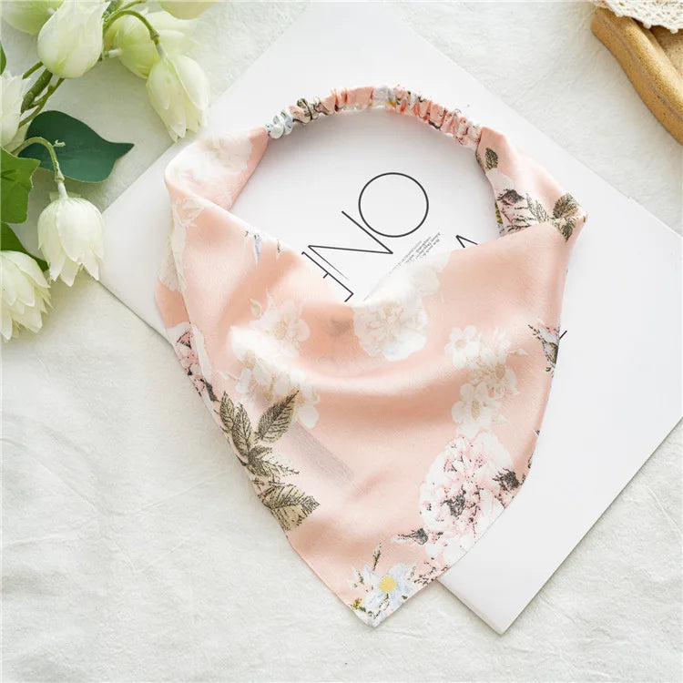 2022 Zomer Vintage Bloemen Bandana – Stijlvolle Haaraccessoires voor Vrouwen en Meisjes