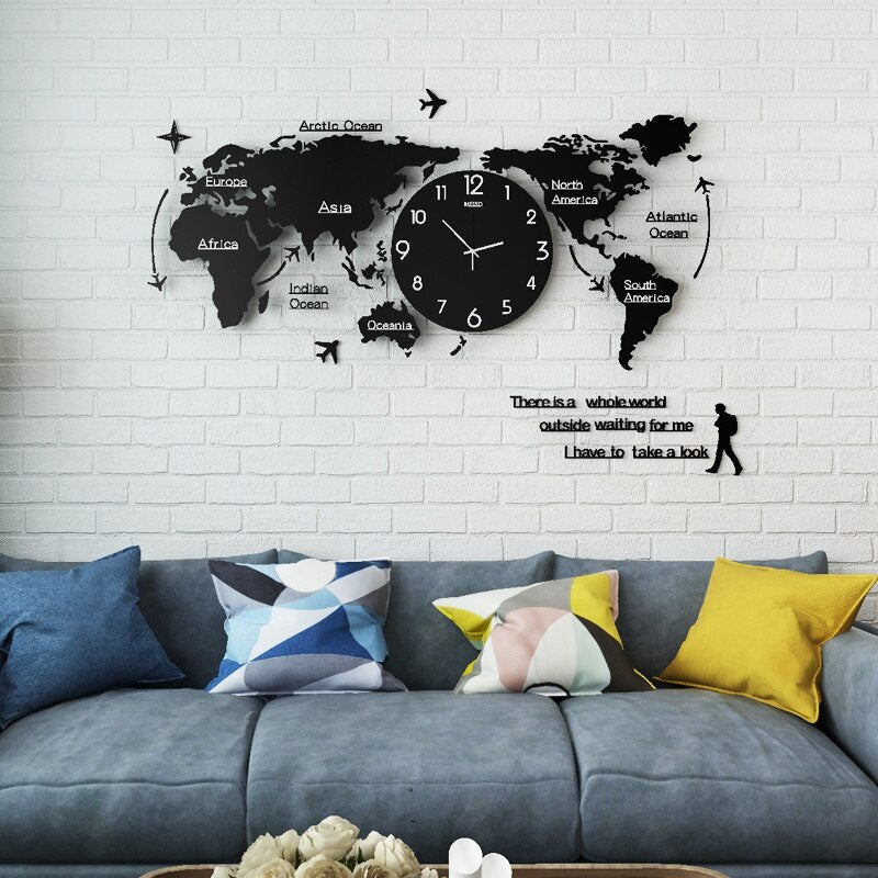 Artsy Time Unieke Acryl 3D DIY Wandklok