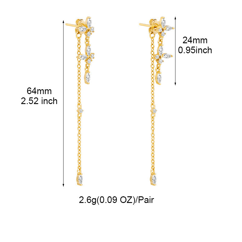 Tijdloze Druppel-Oorbellen - Elodie