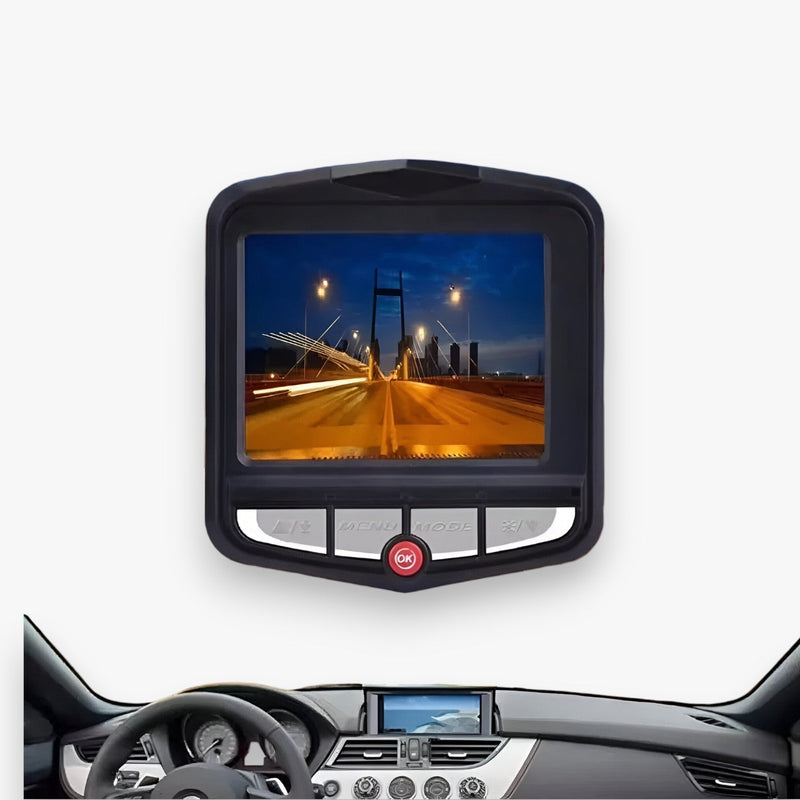 Compacte 1080p HD Dashcam – Nachtzicht met Loopopname