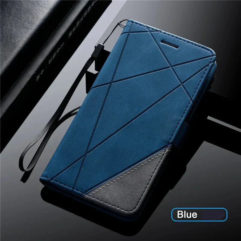 Flip Magnetisch Lederen Hoes voor Samsung Galaxy A Series