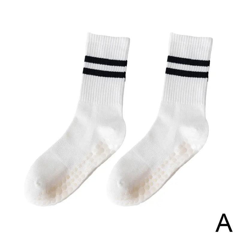 Antislip Mid-Tube Sportsokken voor Fitness en Yoga - GripFit