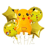 Pikachu en Charmander Aluminium Ballonnen – Feestdecoratie voor Pokémon Fans