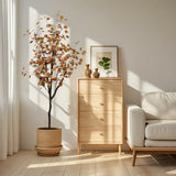 120/150cm Kunst Eucalyptus Herfstboom | Sfeervolle Sierboom Met Gekleurde Bladeren | Decoratie