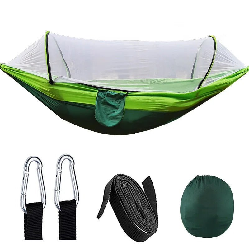 Buitenhangmat met muggennet – SkyNest