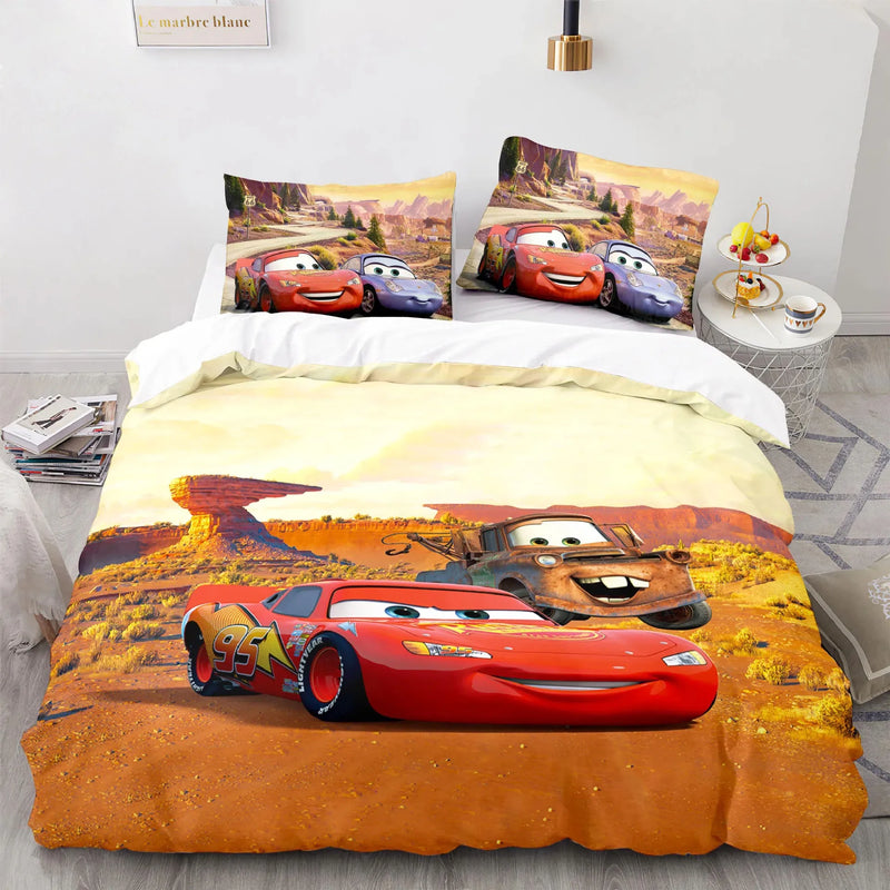 Cars Lightning McQueen Beddengoedset – Leuke en Comfortabele Set voor Kinderen