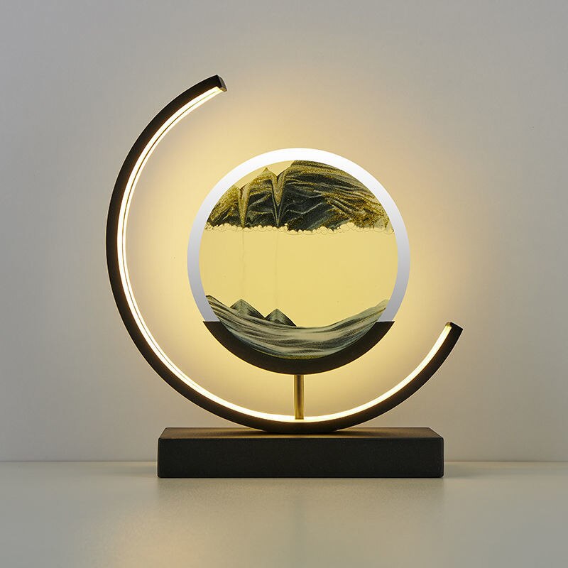 3D Zandschaal Tafellamp - Abyss