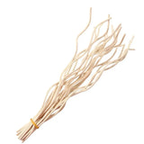 20x Lange Geurstokjes 28cm Zwart Golvend | Rattan Diffuser Stokjes | Luchtverfrisser Navulling