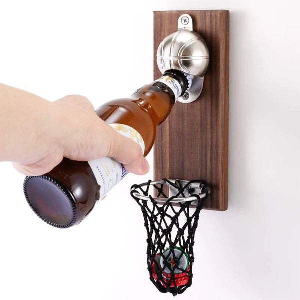 Basketbalnet Wandflesopener - Sportief Cadeau voor Vaderdag