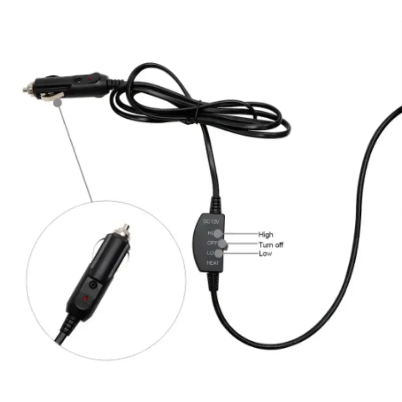 12V Auto Verwarmde Zitkussenhoes – Elektrisch Verwarmend Zitkussen voor de Auto