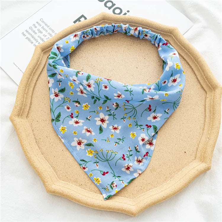 2022 Zomer Vintage Bloemen Bandana – Stijlvolle Haaraccessoires voor Vrouwen en Meisjes