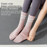 Antislip Mid-Tube Sportsokken voor Fitness en Yoga - GripFit