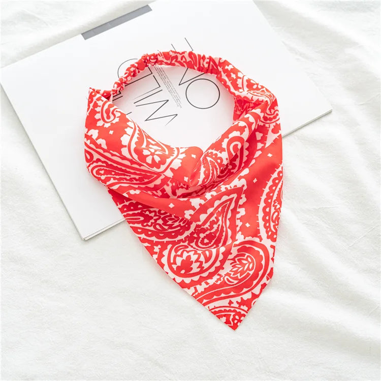 2022 Zomer Vintage Bloemen Bandana – Stijlvolle Haaraccessoires voor Vrouwen en Meisjes