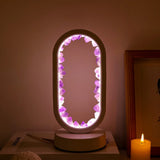 Elegante Amethist Crystal Lamp – Ambient LED Verlichting voor Ontspanning