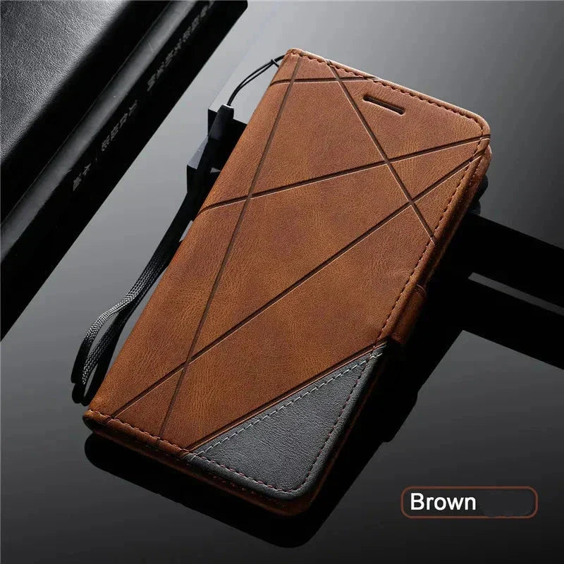 Flip Magnetisch Lederen Hoes voor Samsung Galaxy A Series