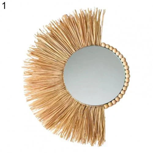 Boho Wanddecoratie Raffia – Authentiek en Sfeervol