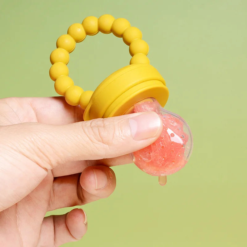 Fruit-fopspeen voor baby's – Veilig kauwen & zelfstandig leren eten (1+1 GRATIS actie)