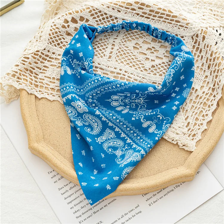 2022 Zomer Vintage Bloemen Bandana – Stijlvolle Haaraccessoires voor Vrouwen en Meisjes