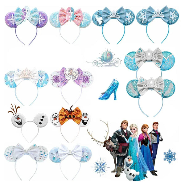 Frozen Haaraccessoires – Elsa en Anna Mickey Mouse Oren Haarbanden voor Meisjes