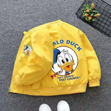 Babyjas met Donald Duck Print – Perfecte Windbreaker voor Lente en Herfst