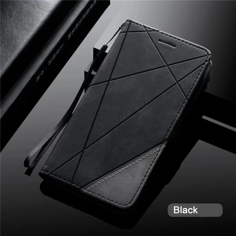 Flip Magnetisch Lederen Hoes voor Samsung Galaxy A Series