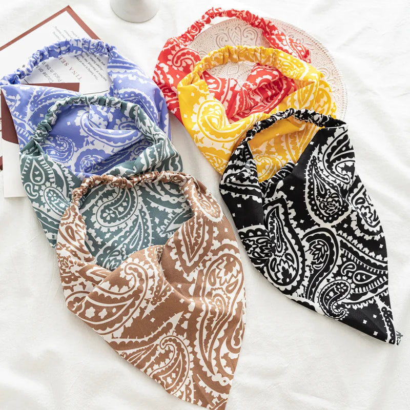 2022 Zomer Vintage Bloemen Bandana – Stijlvolle Haaraccessoires voor Vrouwen en Meisjes