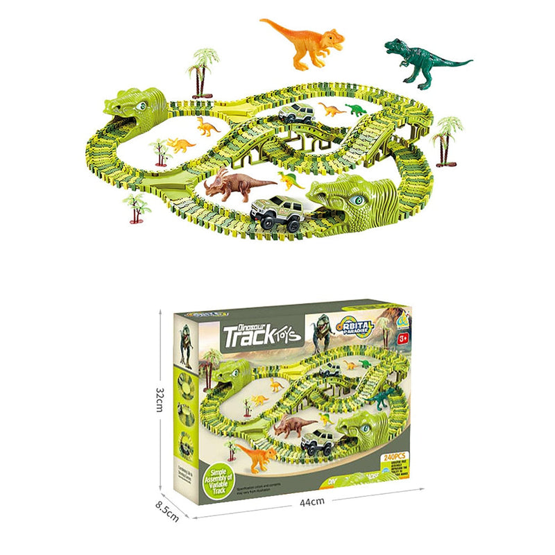DinoTrack - Dinosaurus Speelgoedset - 360-graden Baan