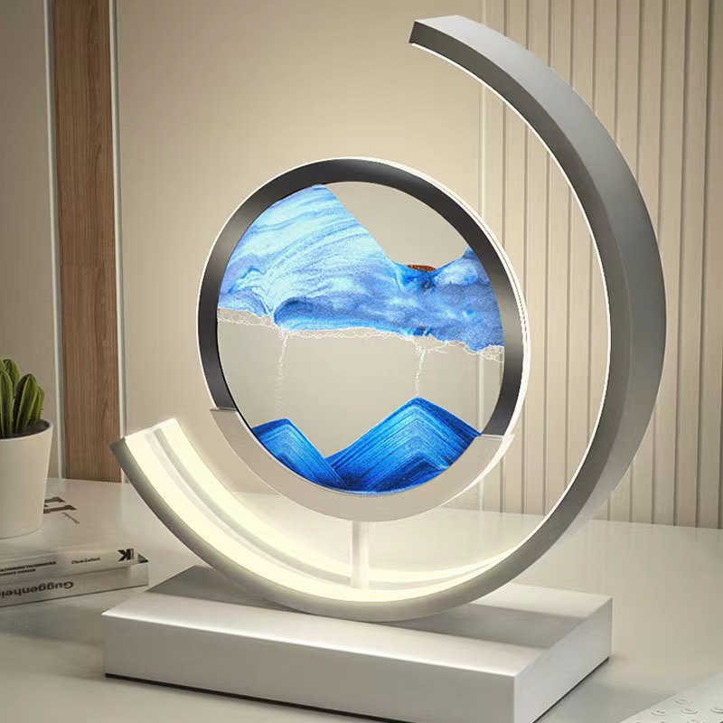 3D Zandschaal Tafellamp - Abyss
