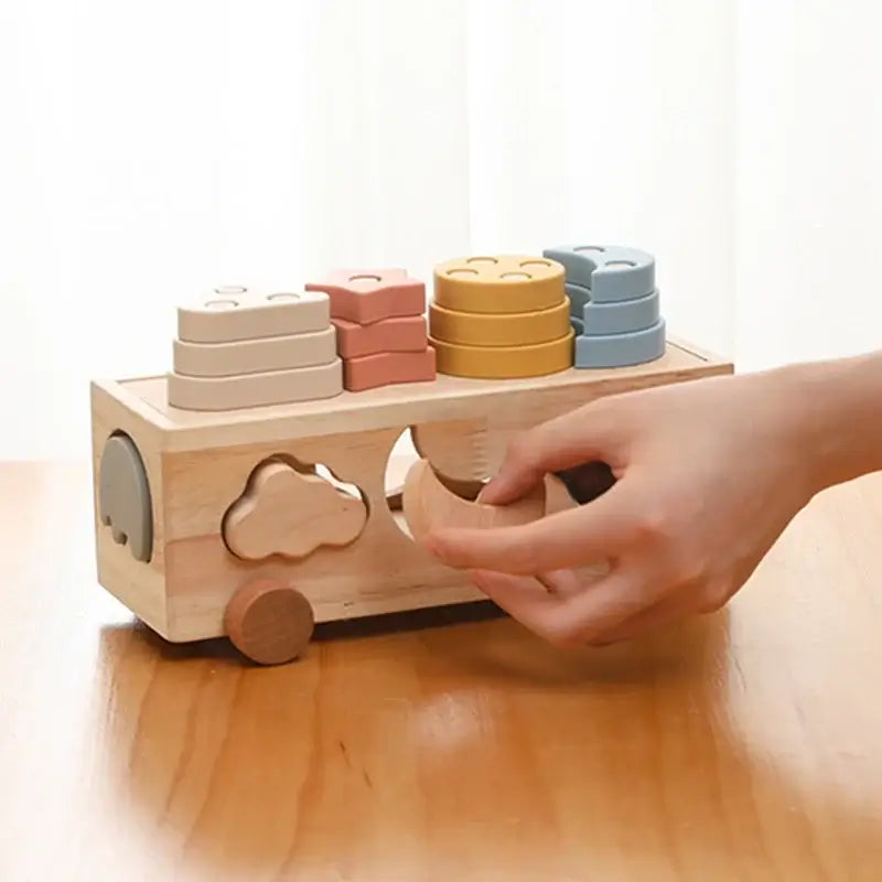 Educatief houten vormen spel – Voor creatieve ontdekkingen