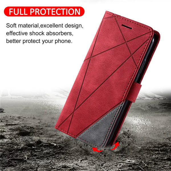 Flip Magnetisch Lederen Hoes voor Samsung Galaxy A Series