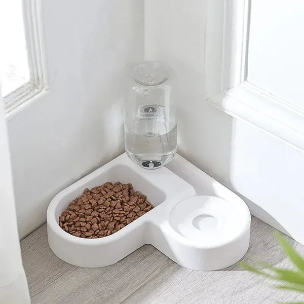 PetFeed Duo Bak - Voor Gemakkelijke Voeding en Drinken