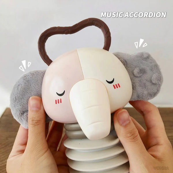 Dierlijke Accordion Rammelaar – Sensorisch Speelplezier voor Baby's