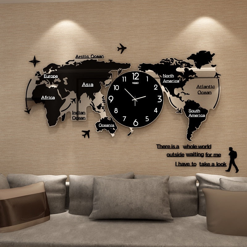 Artsy Time Unieke Acryl 3D DIY Wandklok