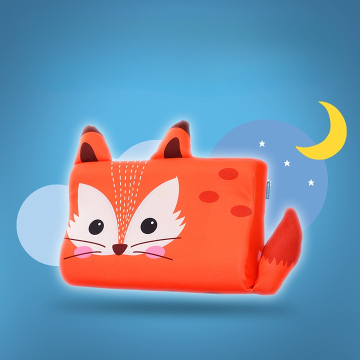 Kinderen Neksteun Kussen met Ergonomische Steun – Dierenthema Keuze