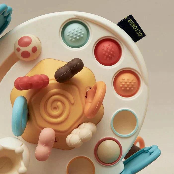 Juno Sensorisch UFO Speelgoed – Trek & Ontdek Activiteitsspeelgoed voor Baby's