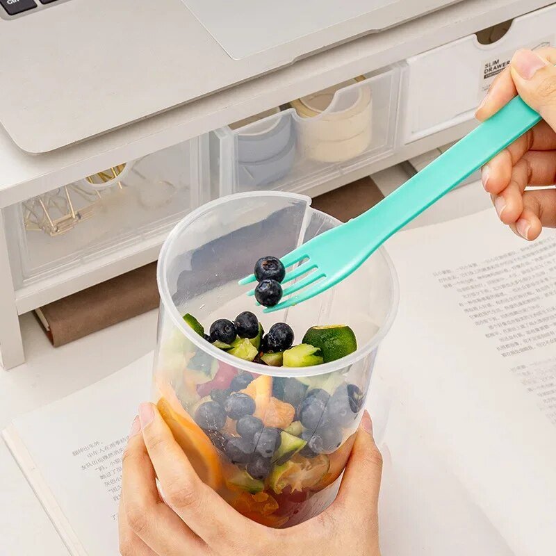 Salad Cup | De ultieme draagbare saladebeker voor drukke levensstijlen!