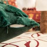 SPRUCELY – Gezellige Pluche Kerstboom Kussenhoes van ultra-zacht materiaal