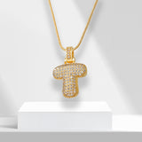 Bubble-letterketting met hanger - LuxeLette