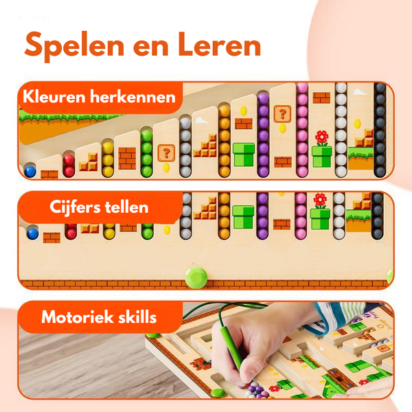 Kleurenavontuur Doolhof – Magnetisch Speelplezier voor Kinderen