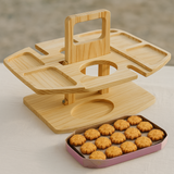 Draagbare Houten Picknick Wijn Tafel – WineNest