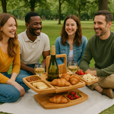 Draagbare Houten Picknick Wijn Tafel – WineNest