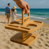 Draagbare Houten Picknick Wijn Tafel – WineNest
