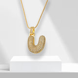 Bubble-letterketting met hanger - LuxeLette