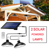 Draadloos Zonne-LED-Lampen Set met Afstandsbediening – TwinRay