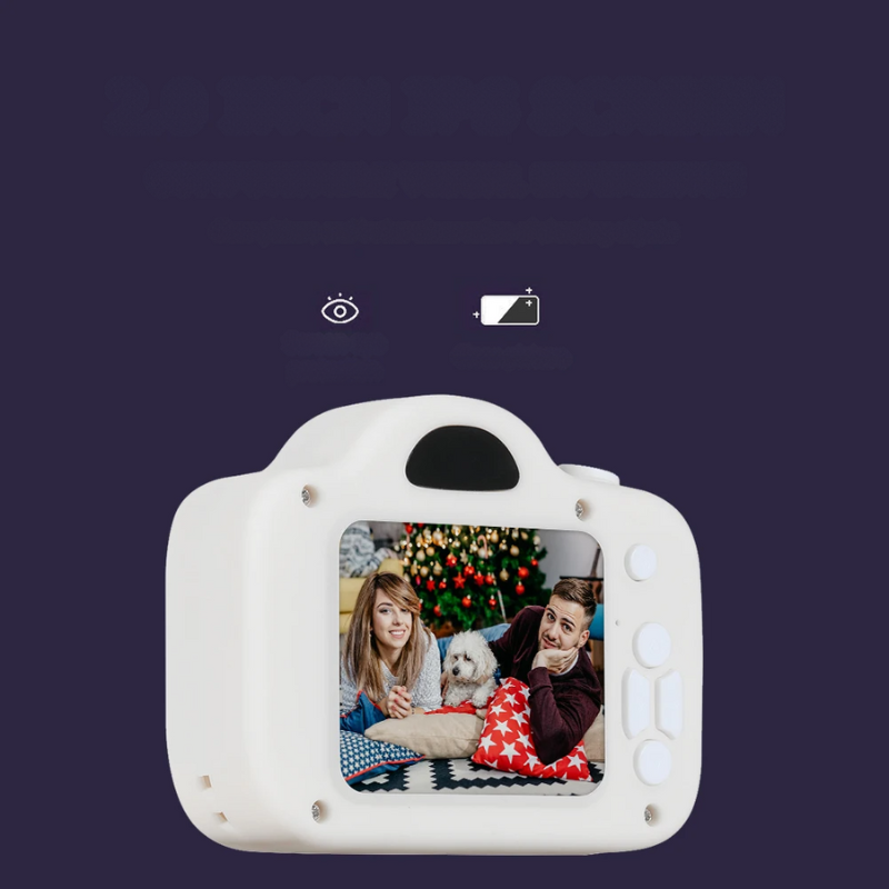 Digitale camera voor kinderen met 1080p-video, kleurenscherm en accu