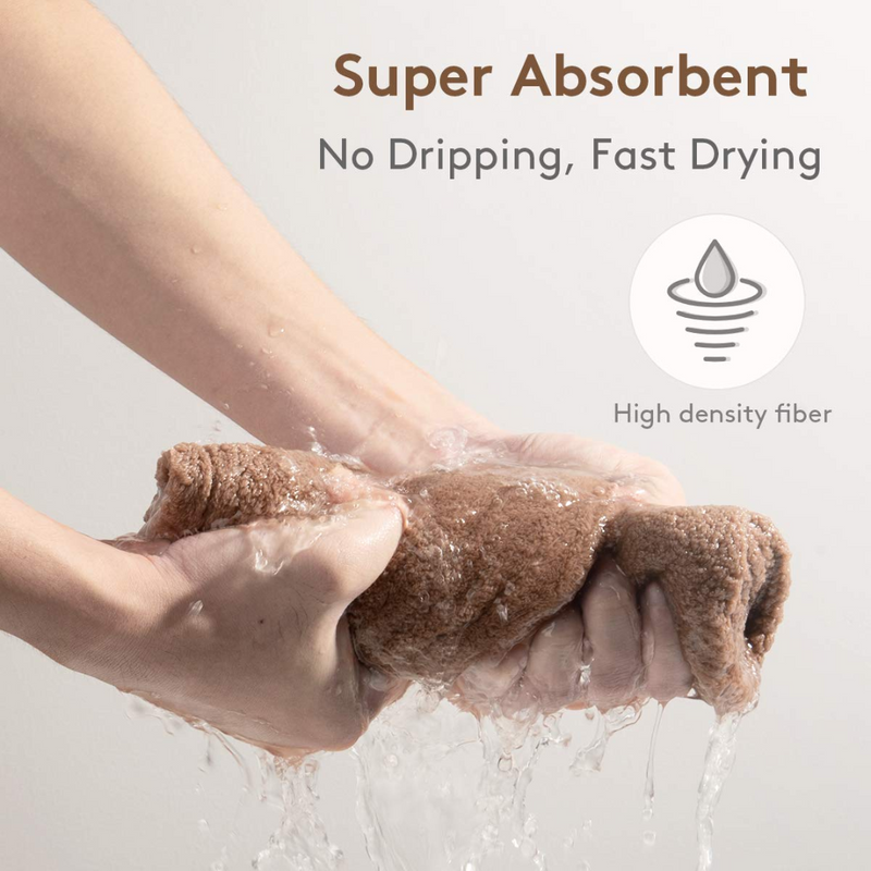 Microvezel Haarhanddoek Wrap – 3-pack