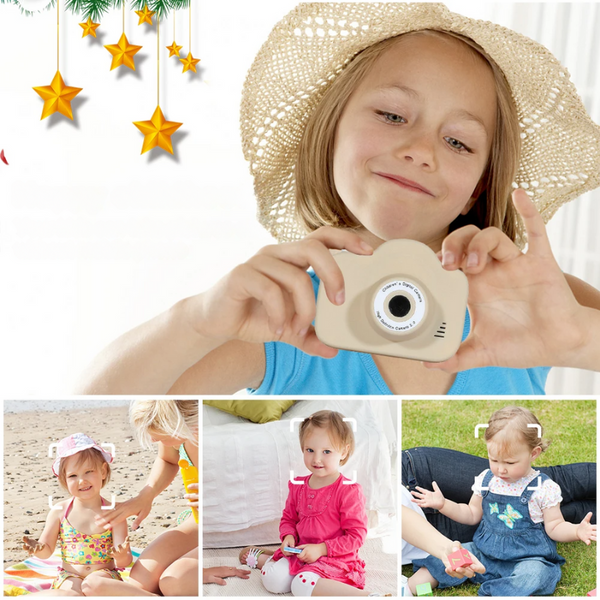 Digitale camera voor kinderen met 1080p-video, kleurenscherm en accu