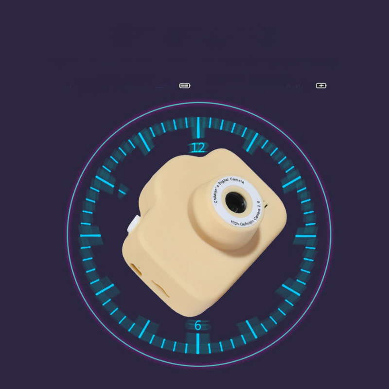Digitale camera voor kinderen met 1080p-video, kleurenscherm en accu