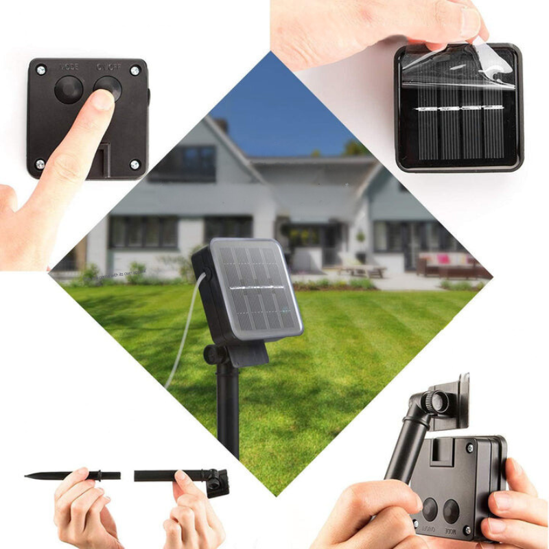 Marokkaanse Stijl Waterdichte Zonne-Lichterkettingen - SunGlow Strings